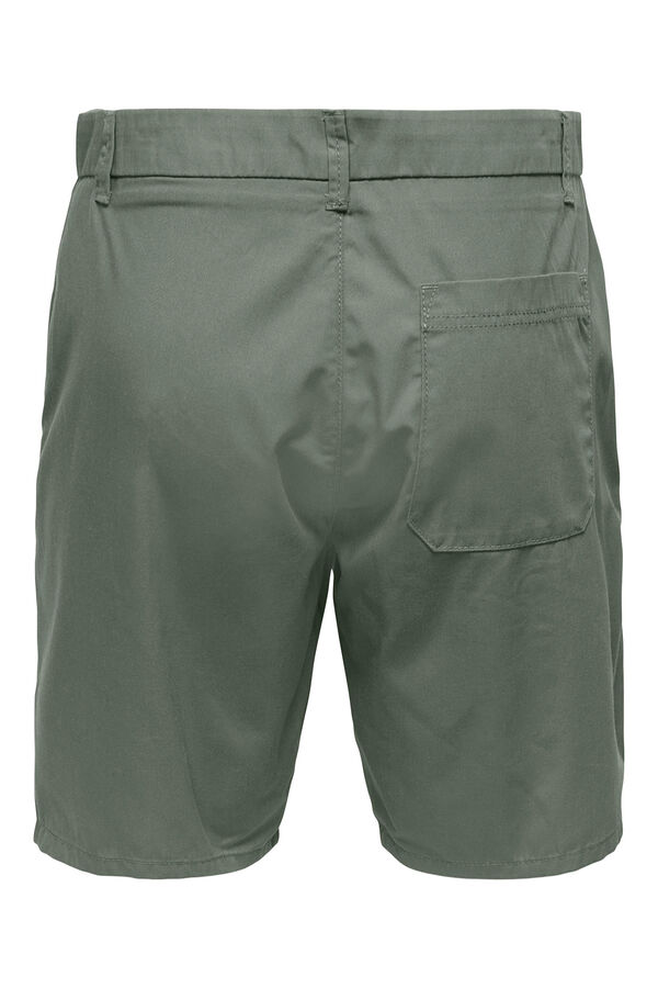 Only & Sons Bermuda chino verde