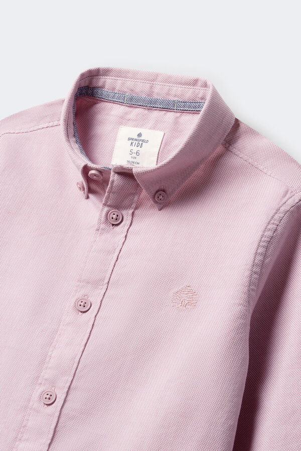 Springfield Kids Camisa estructura ni&ntilde;o naranja