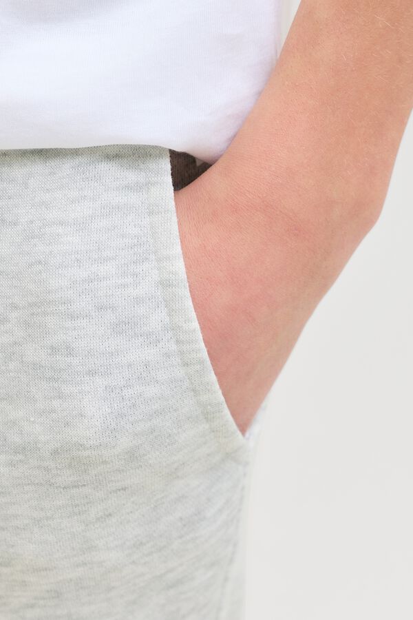 Jack & Jones Junior Cal&ccedil;&otilde;es de felpa regular branco