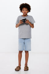 Springfield Kids Bermudas denim claro rapaz azul