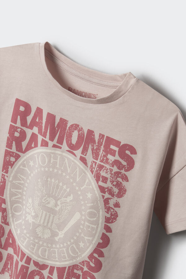 Springfield Kids Camiseta Ramones niña rosa