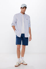 Springfield Bermudas cor corte relax fit azul