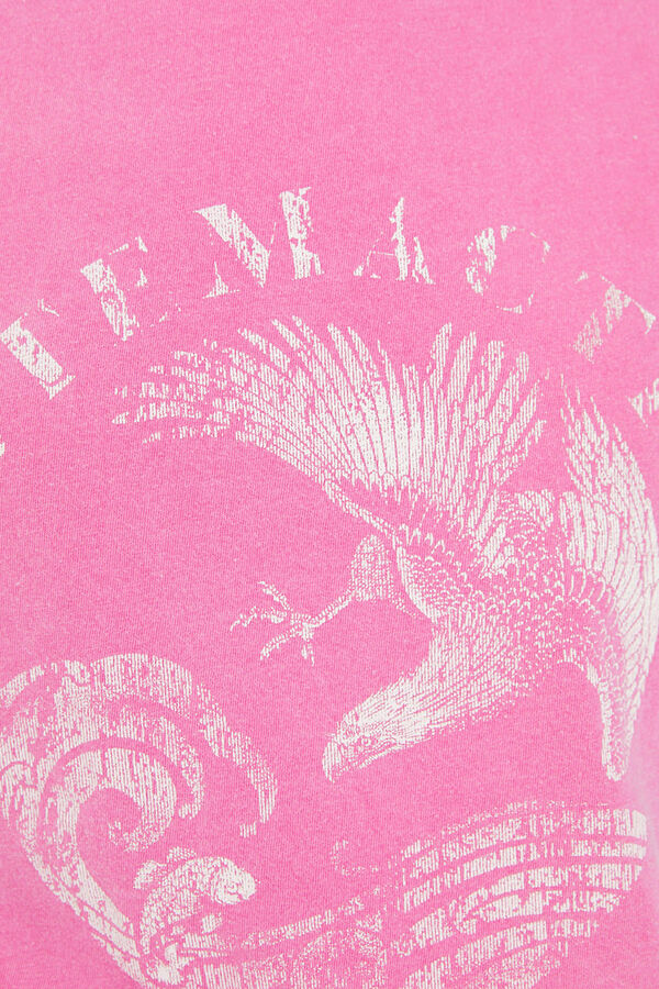 System Action Camiseta fucsia manga corta fucsia