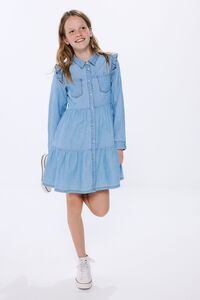 Springfield Kids Vestido denim menina