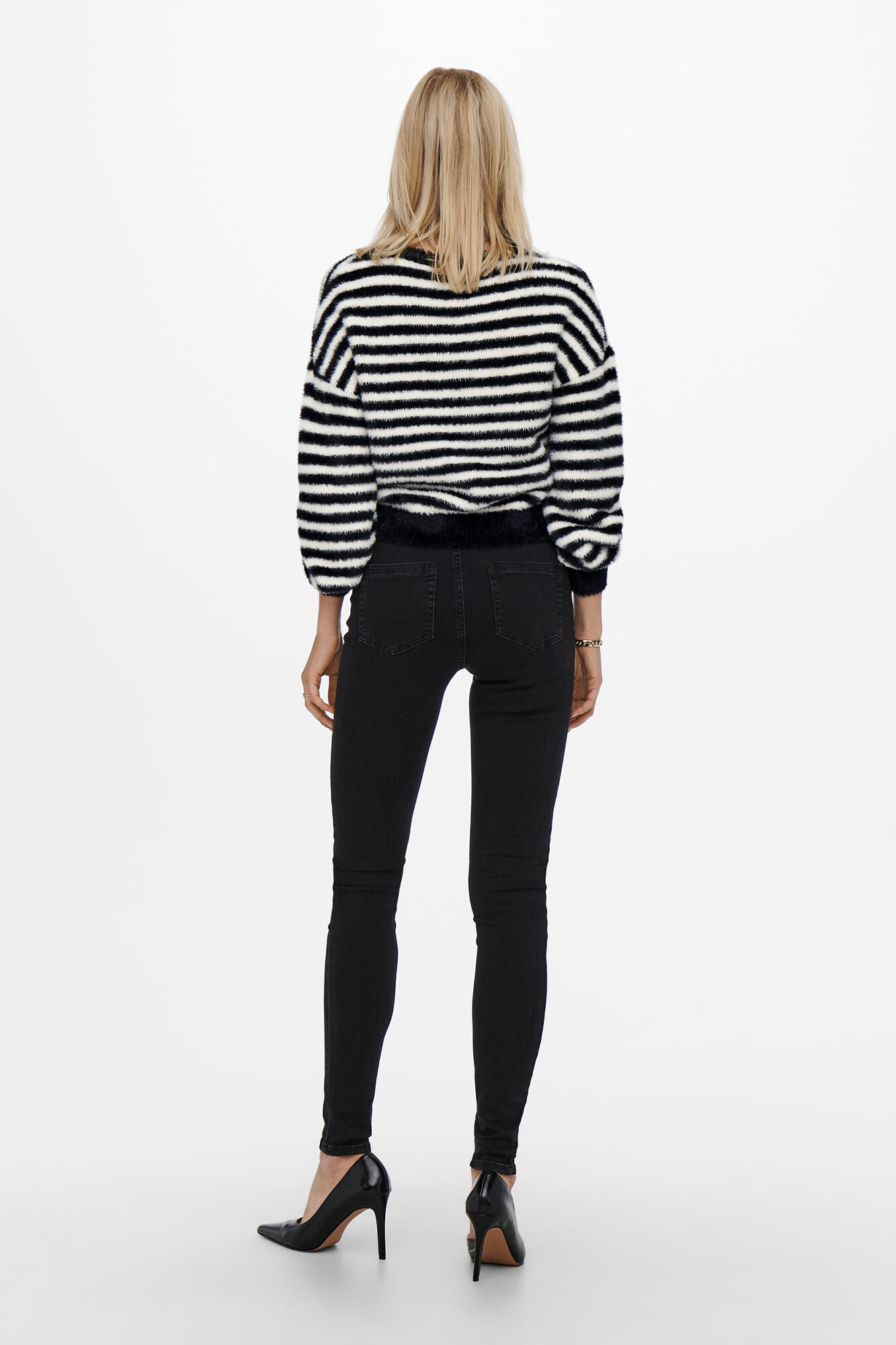 Only Camisola de malha gola redonda