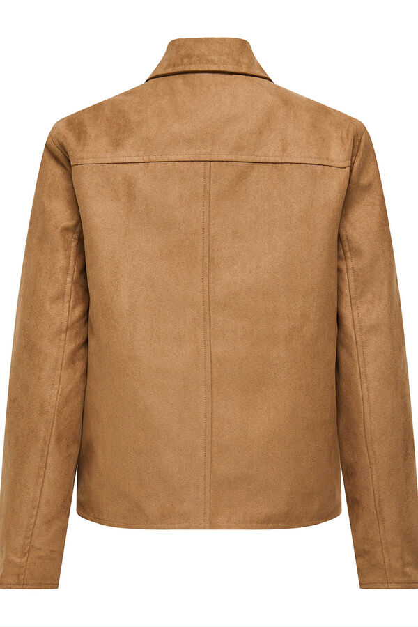 JDY Casaco de camur&ccedil;a cru