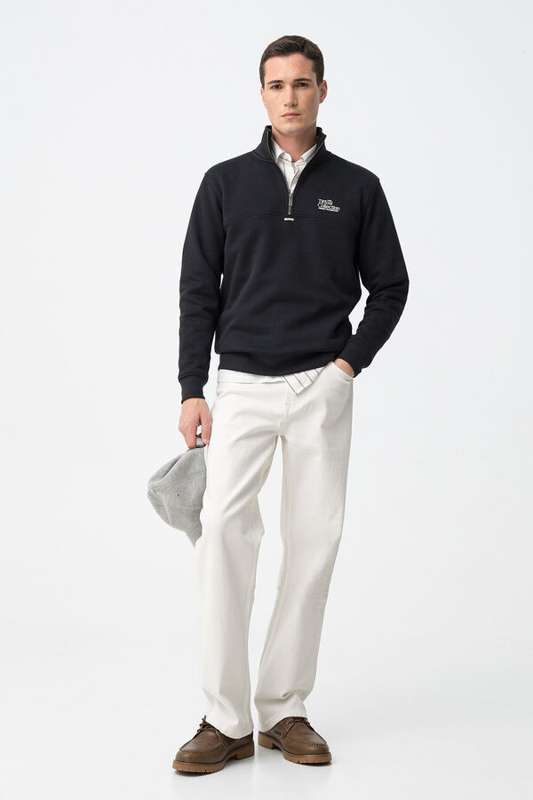 Tiffosi Sudadera con cremallera azul