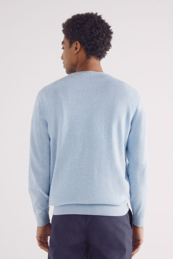 Springfield Camisola b&aacute;sica azul