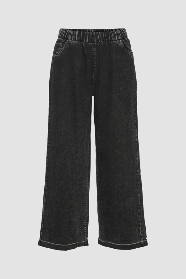 Springfield Jeans wide leg negro