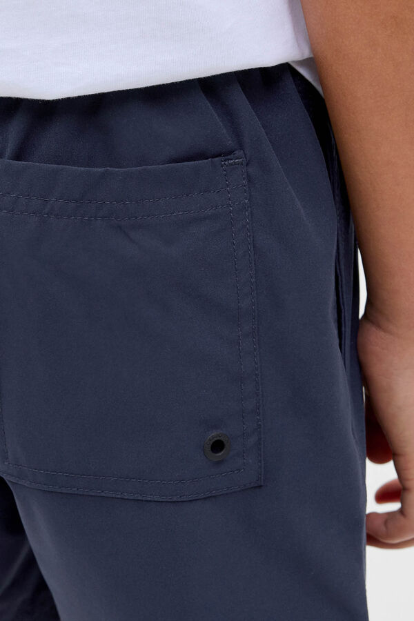 Jack & Jones Junior Shorts de banho com estampado de logo azul