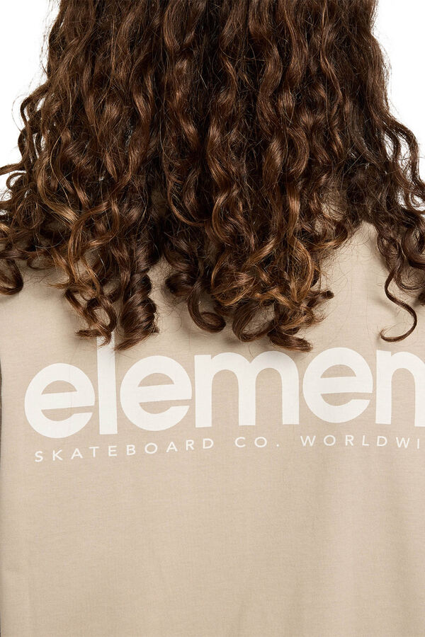 Element T-shirt de manga curta cru