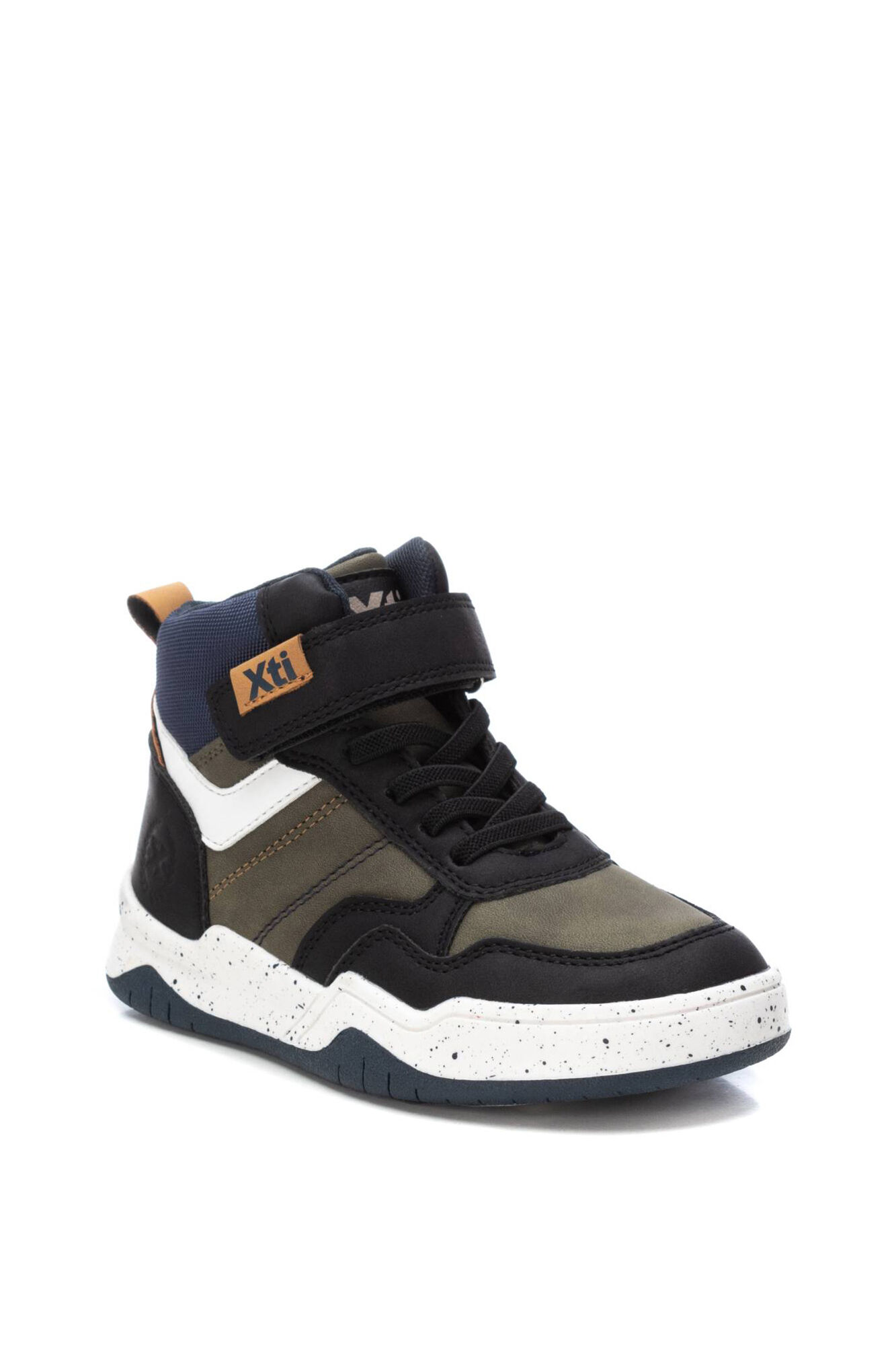 Xti  Botin Ni&ntilde;o Casual Cordon Y Velcro