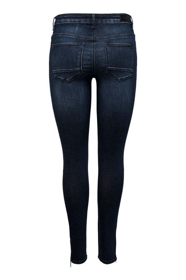 Springfield Jeans Skinny Tiro Medio azul medio