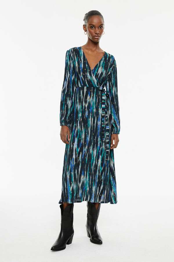 System Action Vestido mini  azul