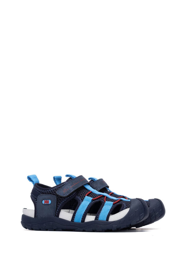 XTI Kids Sandalias cangrejeras velcro azul