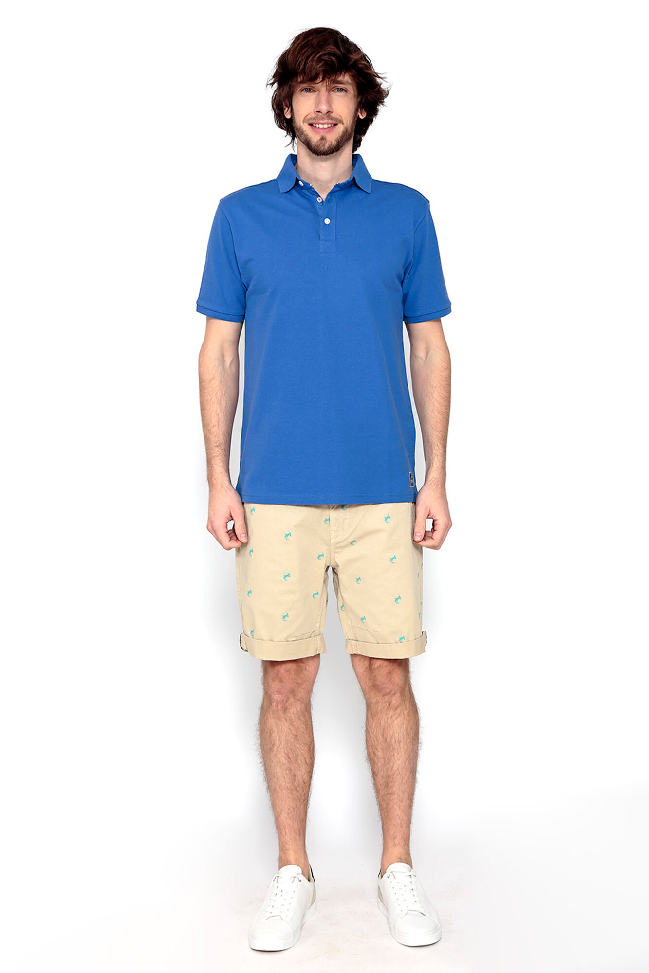 Brave Soul Polo piqu&eacute; de manga curta