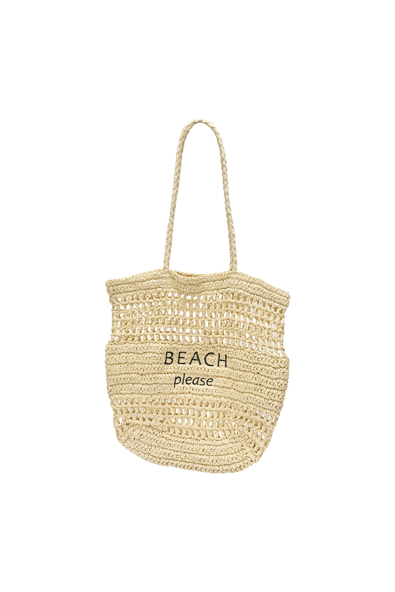 Only Bolso tote bag de rafia