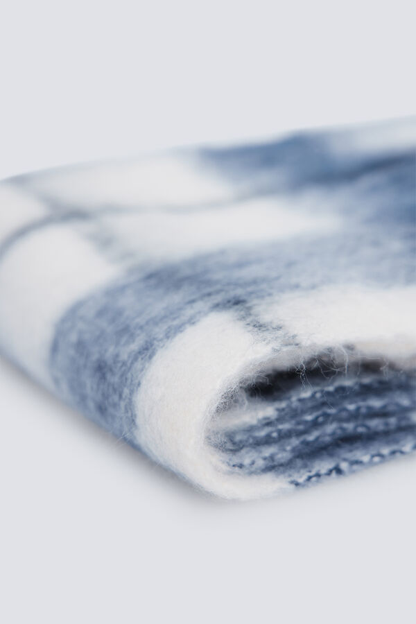 Springfield Bufanda cuadros azules azul