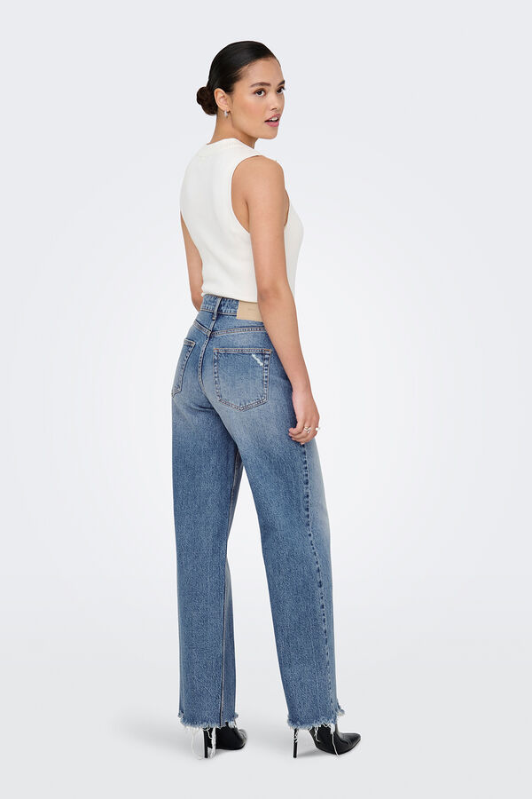 Only Jeans Wide Leg azul