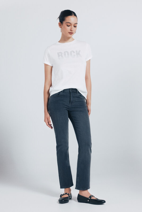 Springfield Camiseta "Rock" branco