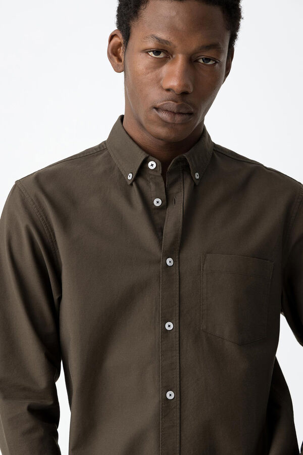Tiffosi Camisa slim fit verde