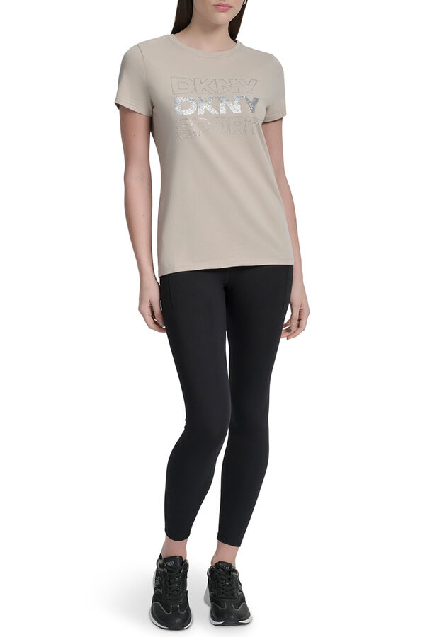 DKNY Camiseta logo dkny kaki
