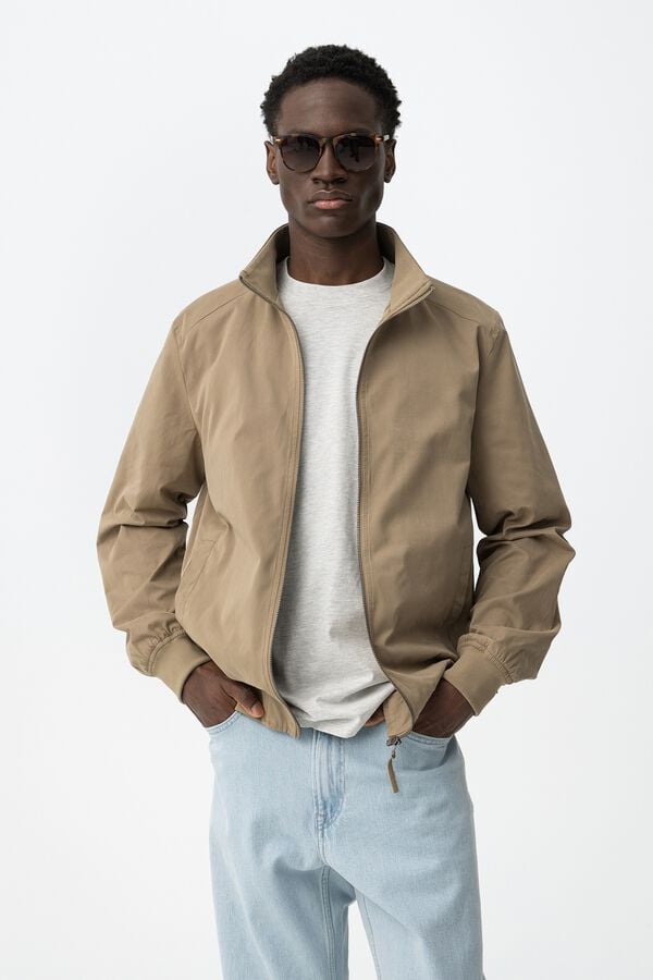 Tiffosi Chaqueta Harrington regular fit nude