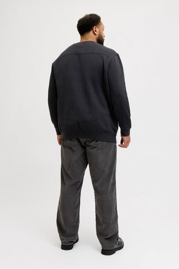 Jack & Jones PLUS Sudadera con capucha y logo negro