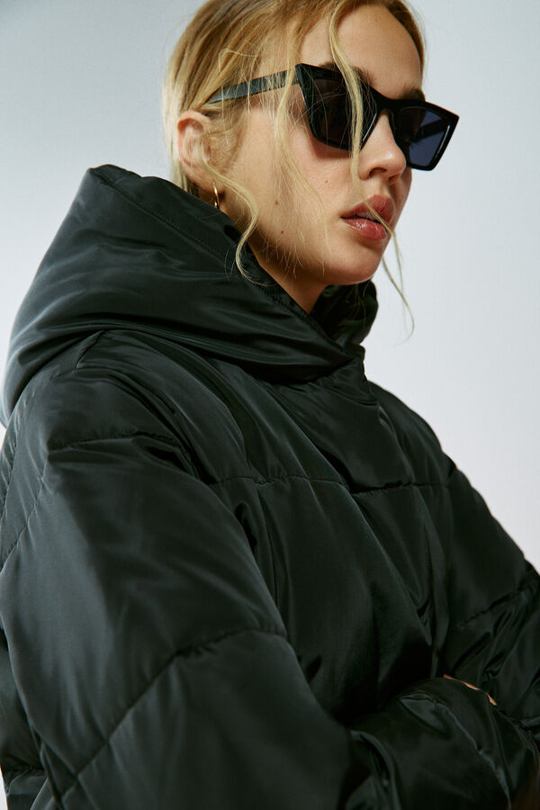 Springfield Abrigo Plumas Repelente al Agua negro