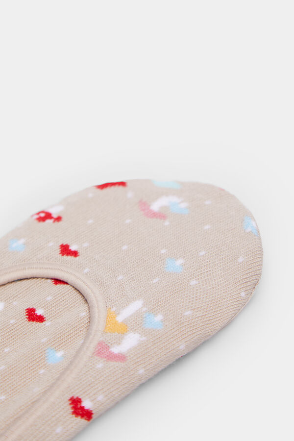 Springfield Meia Invis&iacute;vel Cogumelos cru