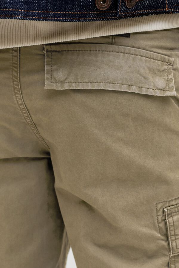 Jack & Jones PLUS Bermuda cargo relaxed fit verde