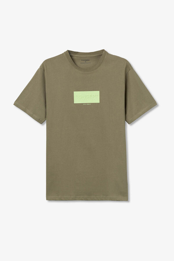 Tiffosi T-shirt estampada verde