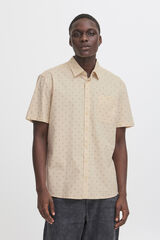 Blend Camisa de manga curta Bhaustin  bege