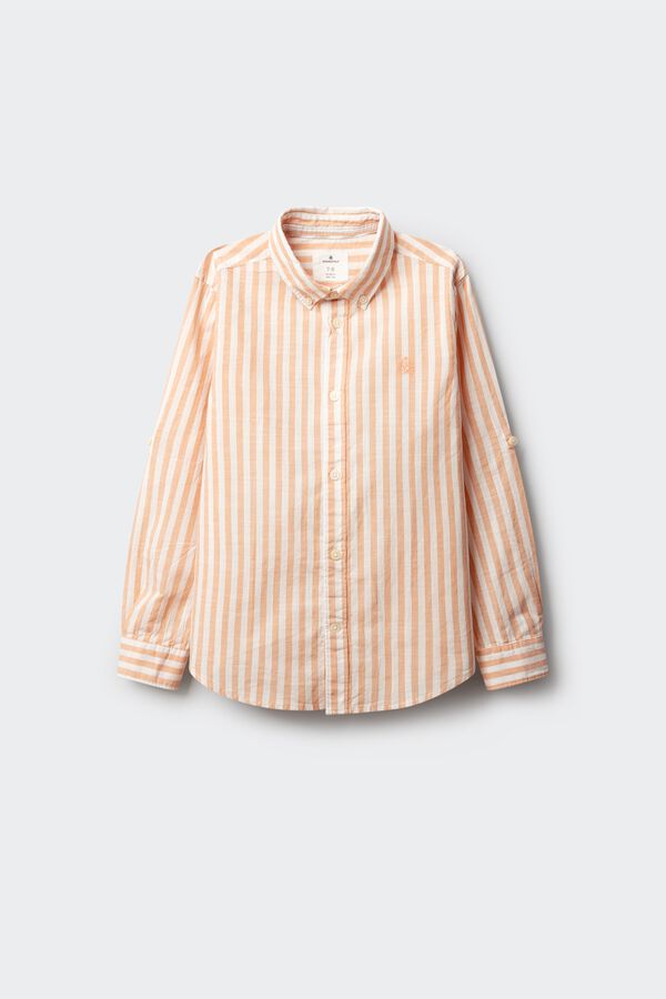 Springfield Kids Camisa Rayas ni&ntilde;o naranja