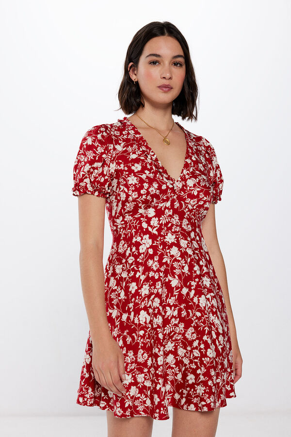 Springfield Vestido Corto Estampado estampado