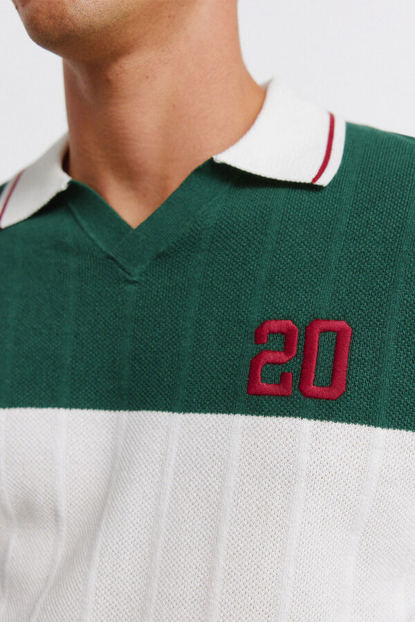 Springfield Polo deportivo contraste verde