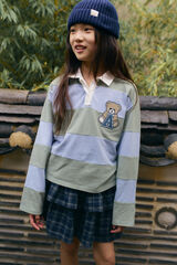 Springfield Kids Polo a rayas ni&ntilde;a verde