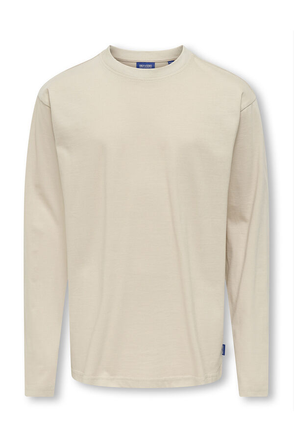 Only & Sons Junior Camiseta manga larga ni&ntilde;o gris