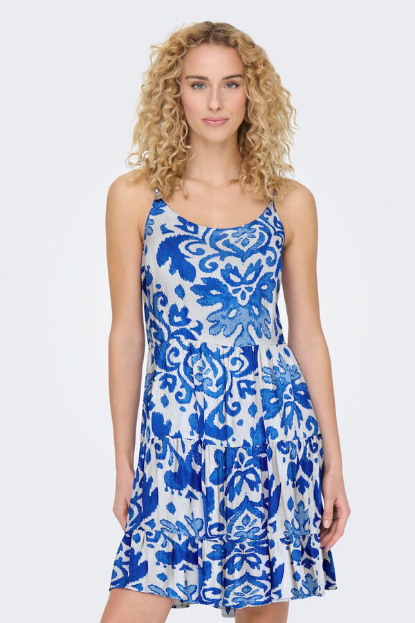 Only Vestido curto sem mangas branco