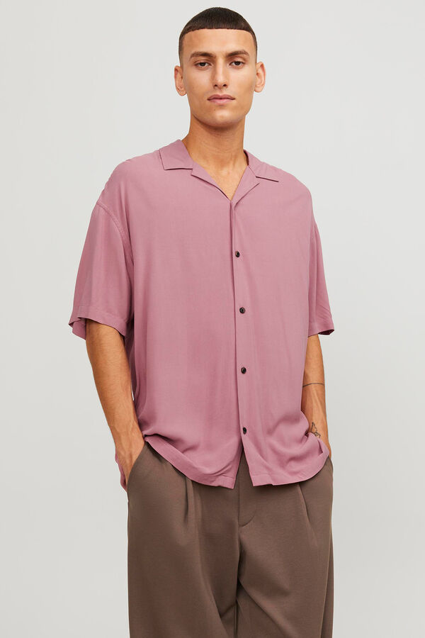 Jack & Jones Camisa relaxed fit rosa