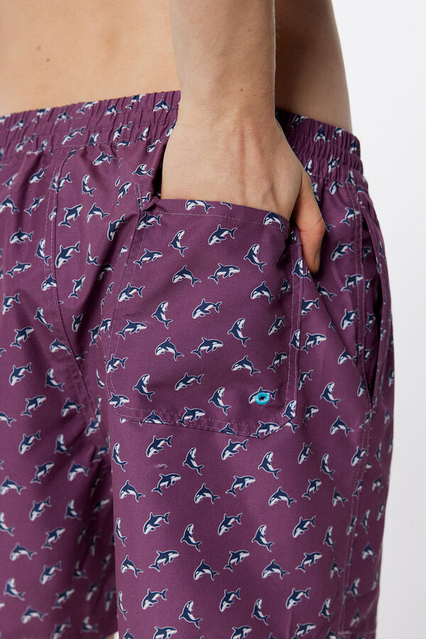 Springfield Fato de banho estampado orcas rosa