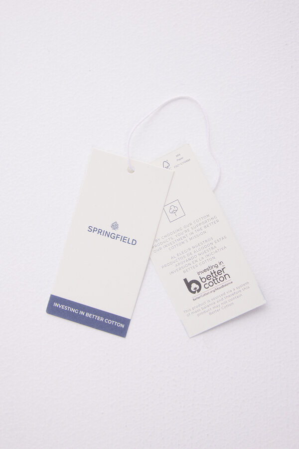 Springfield Polo piqué básico regular fit azul