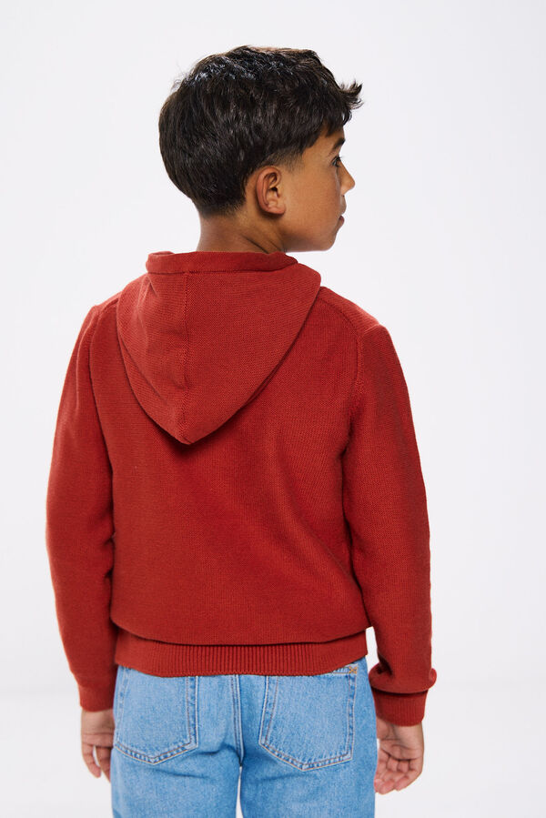 Springfield Kids Su&eacute;ter com capuz para menino vermelho