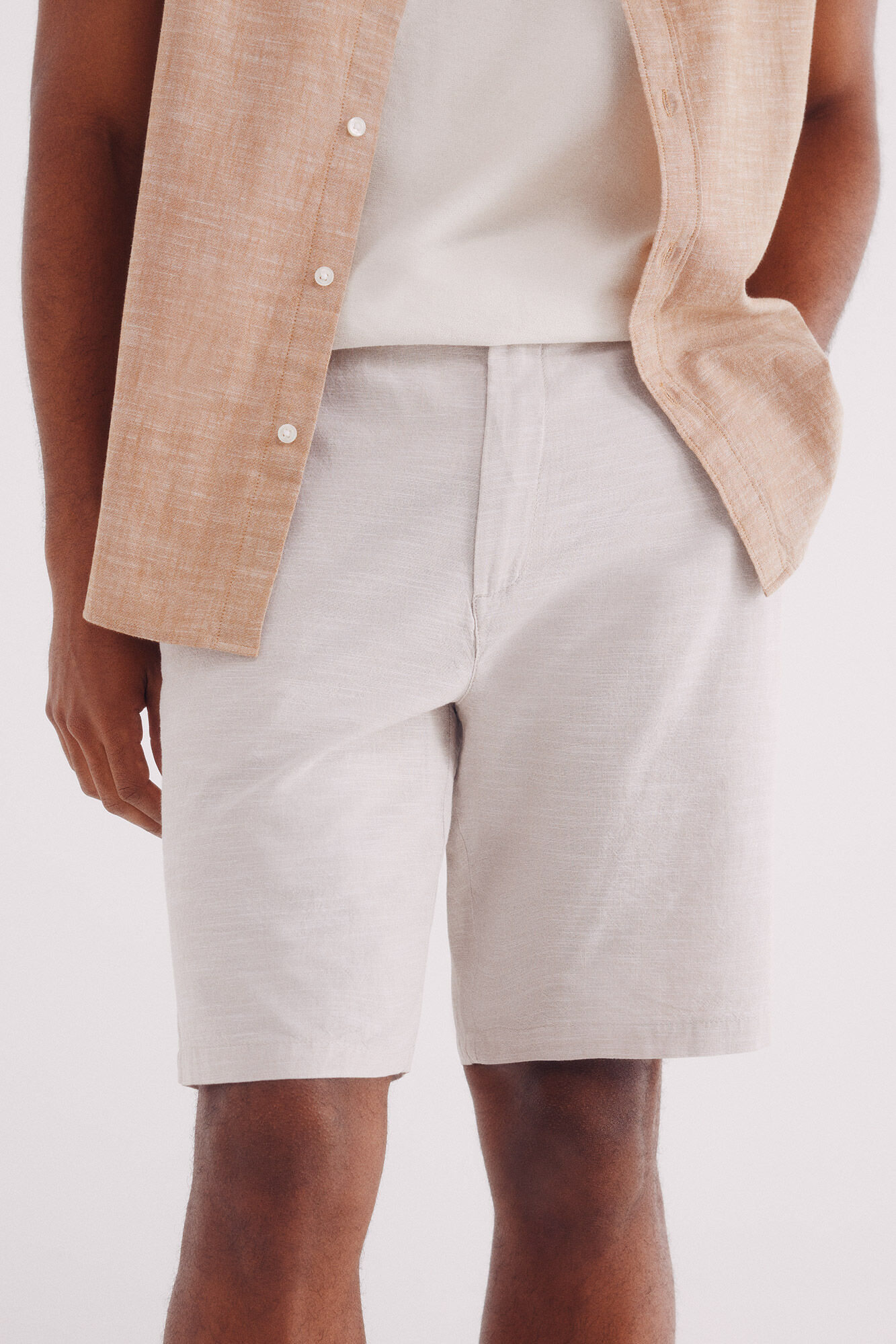 Springfield Bermuda Chambray Comfort Slim Fit