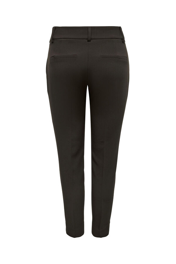 Only Pantal&oacute;n chino cintura media marr&oacute;n