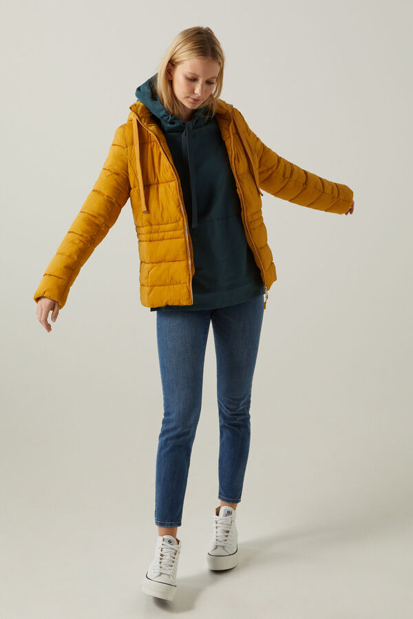 Springfield Chaqueta acolchada capucha reconsider amarillo