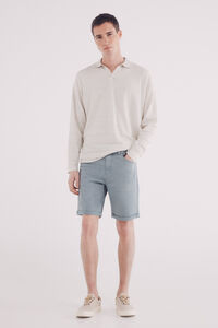 Springfield Bermuda cor lavada slim fit