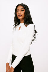 High Spirits Jersey "Tracy" blanco