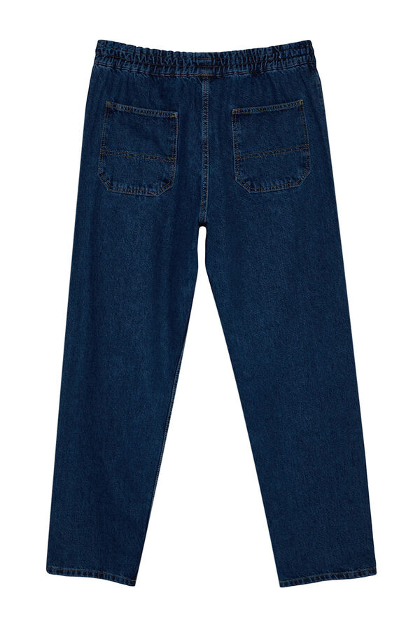 Trendyol Cal&ccedil;a jeans masculina comum azul