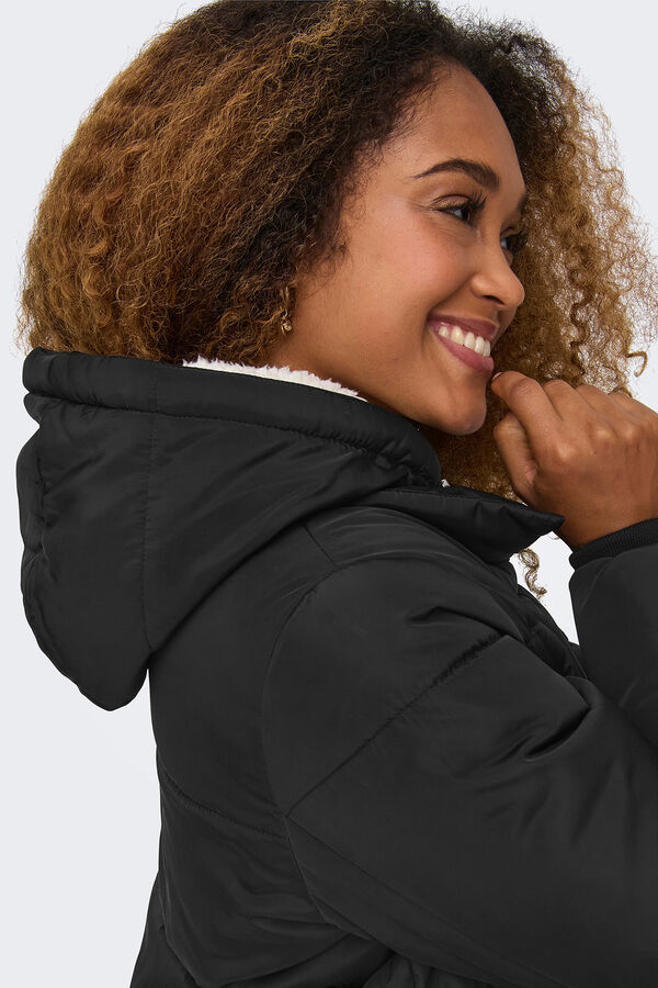 Only jaqueta de inverno preto